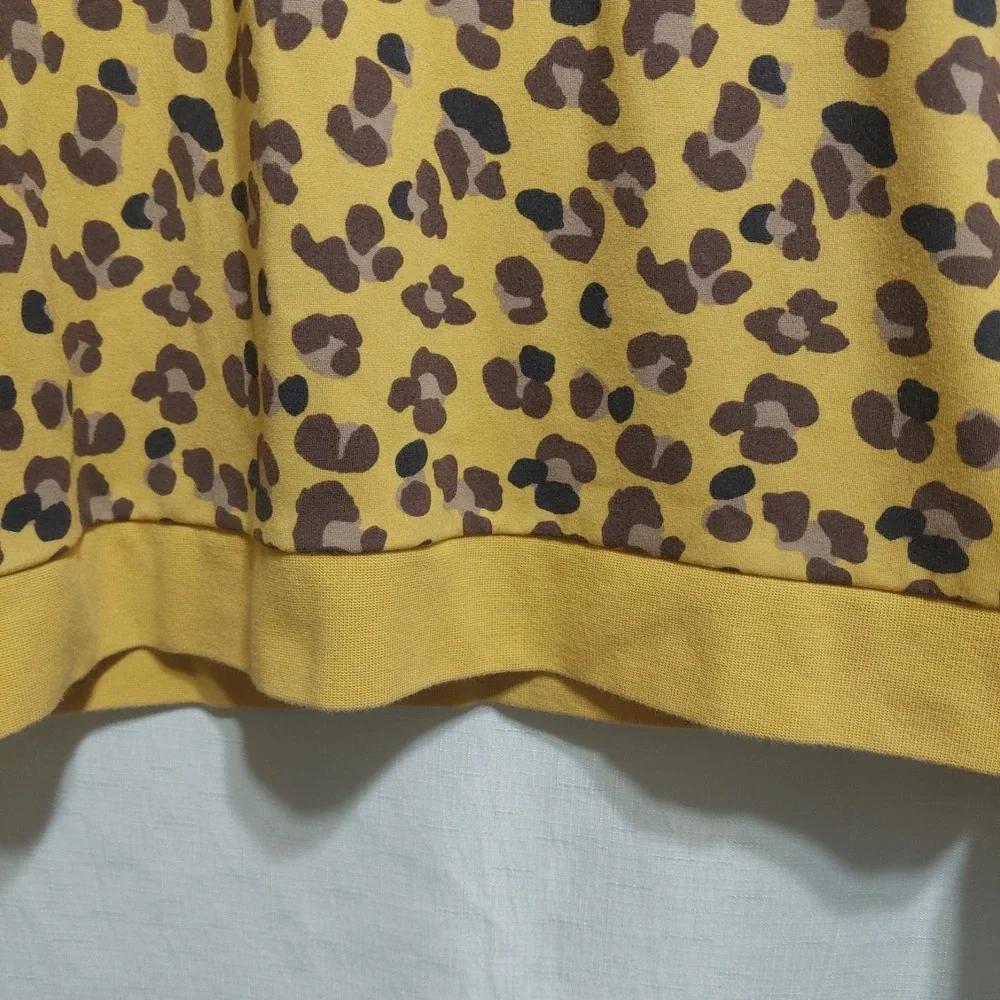 Scotch & Soda Magical Attitudes Womens Medium Sweatshirt Animal Print Stretch